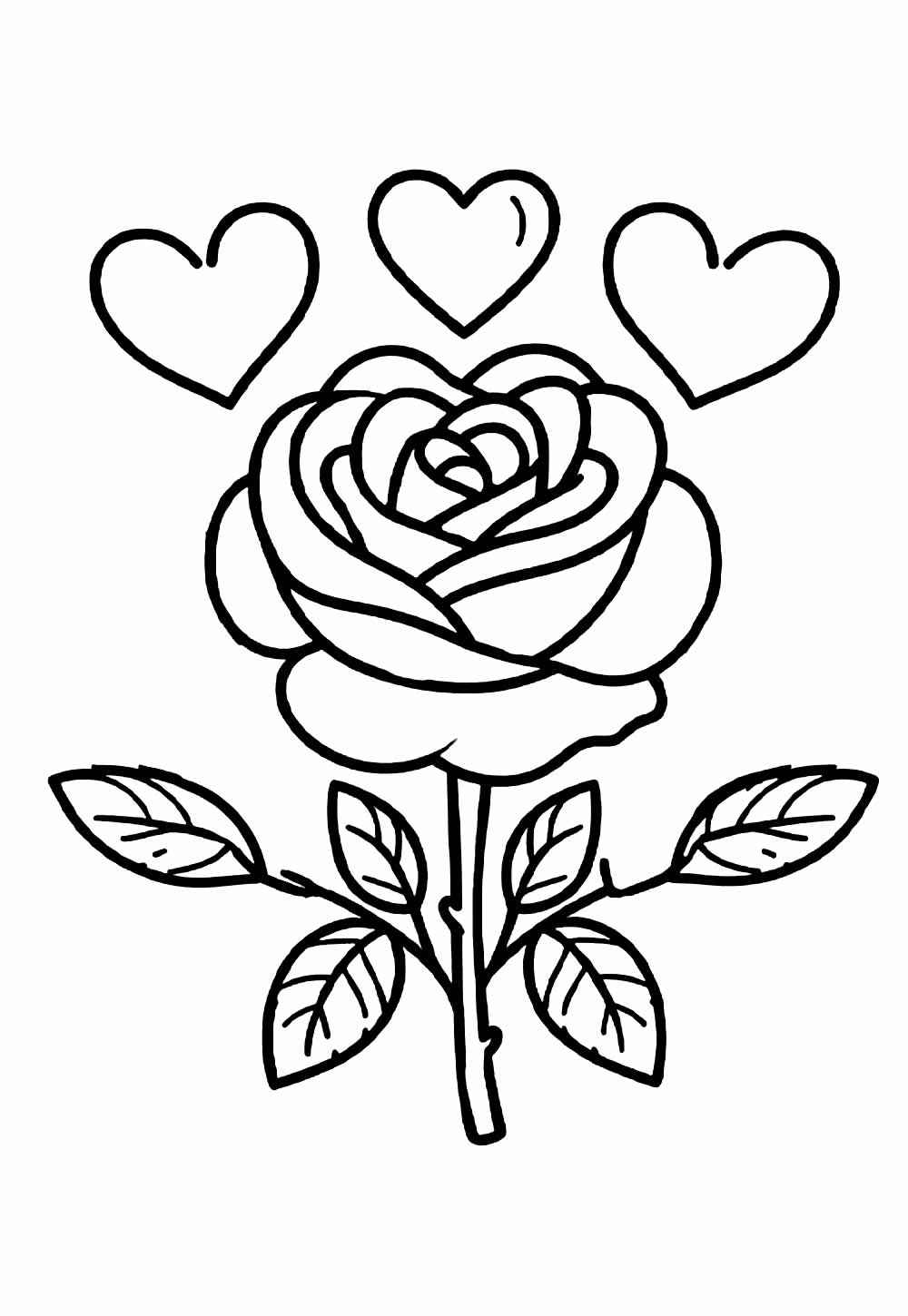 Rosen Ausmalbilder 144