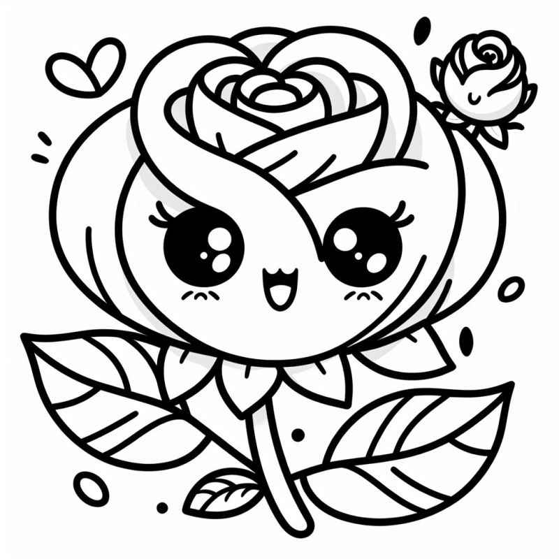 Rosen Ausmalbilder 195