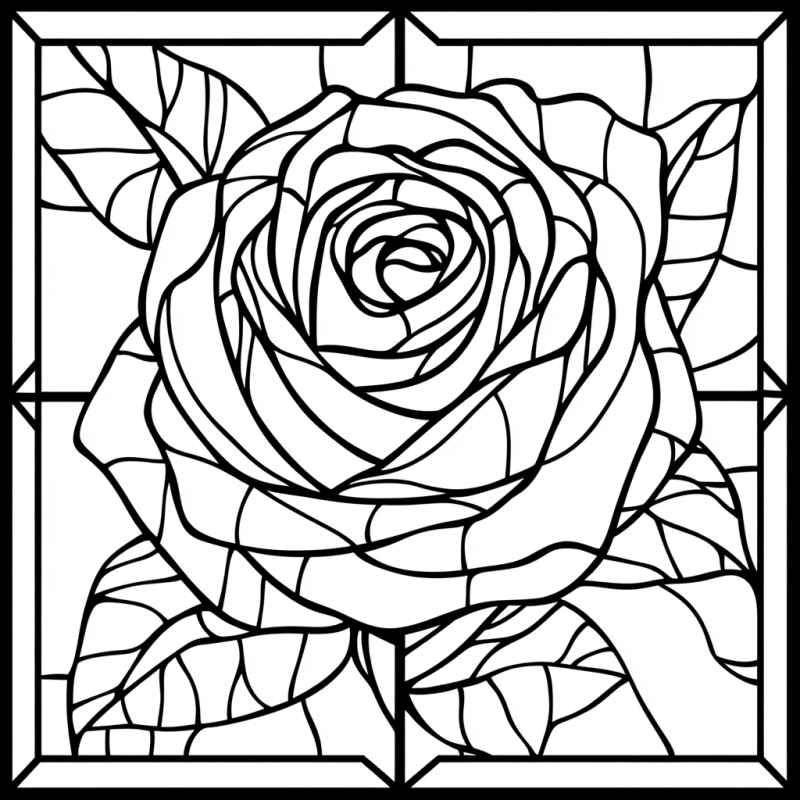 Rosen Ausmalbilder 627