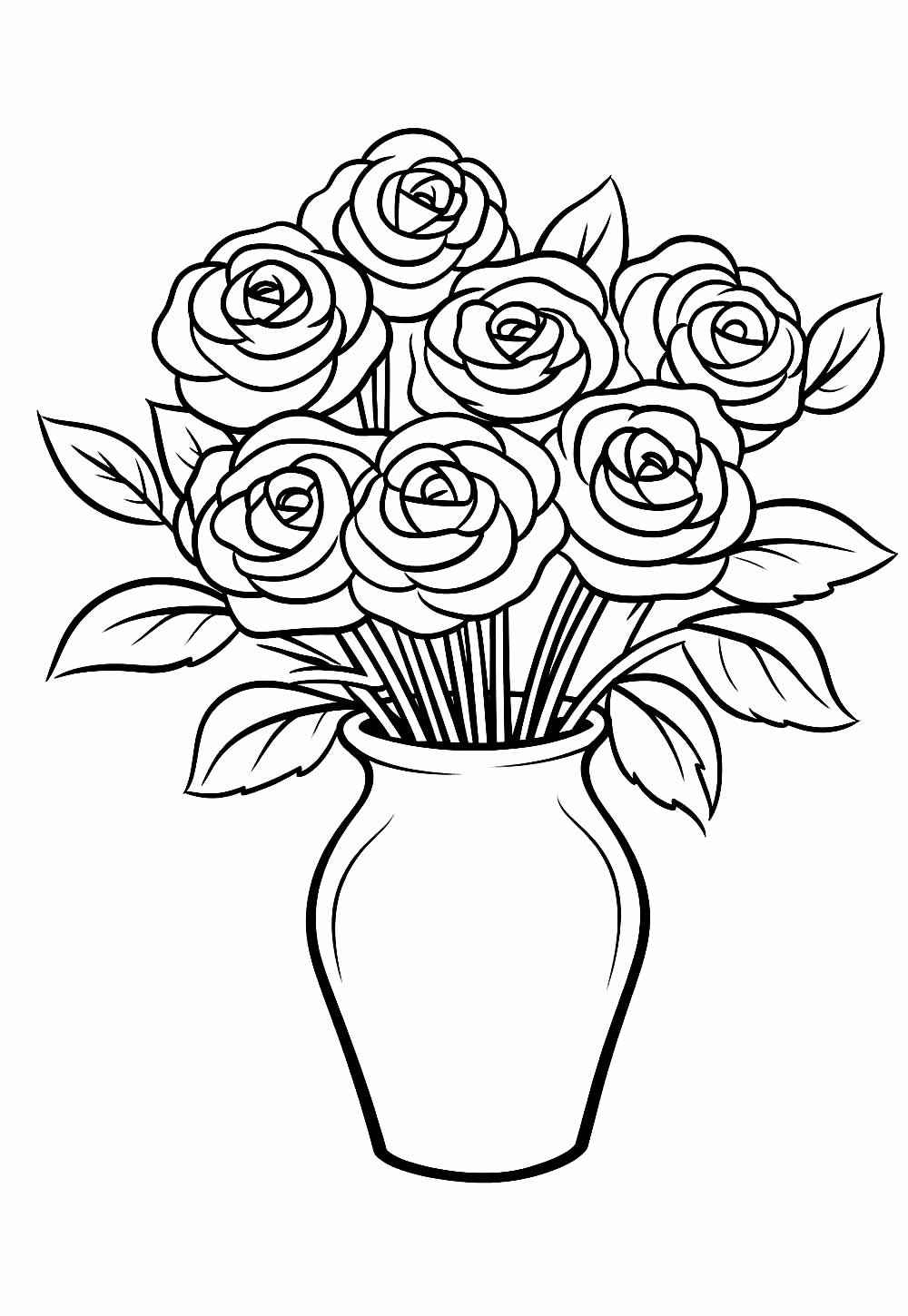 Rosen Ausmalbilder 868