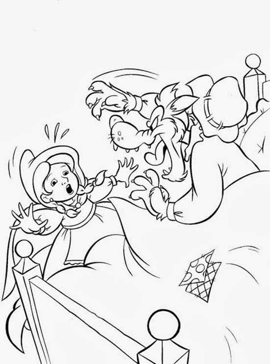 Rotkäppchen Ausmalbilder 028