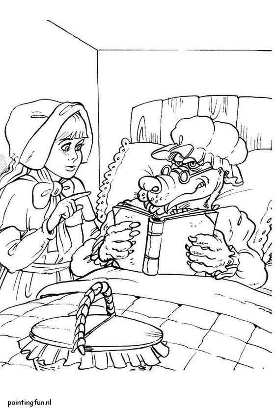 Rotkäppchen Ausmalbilder 116