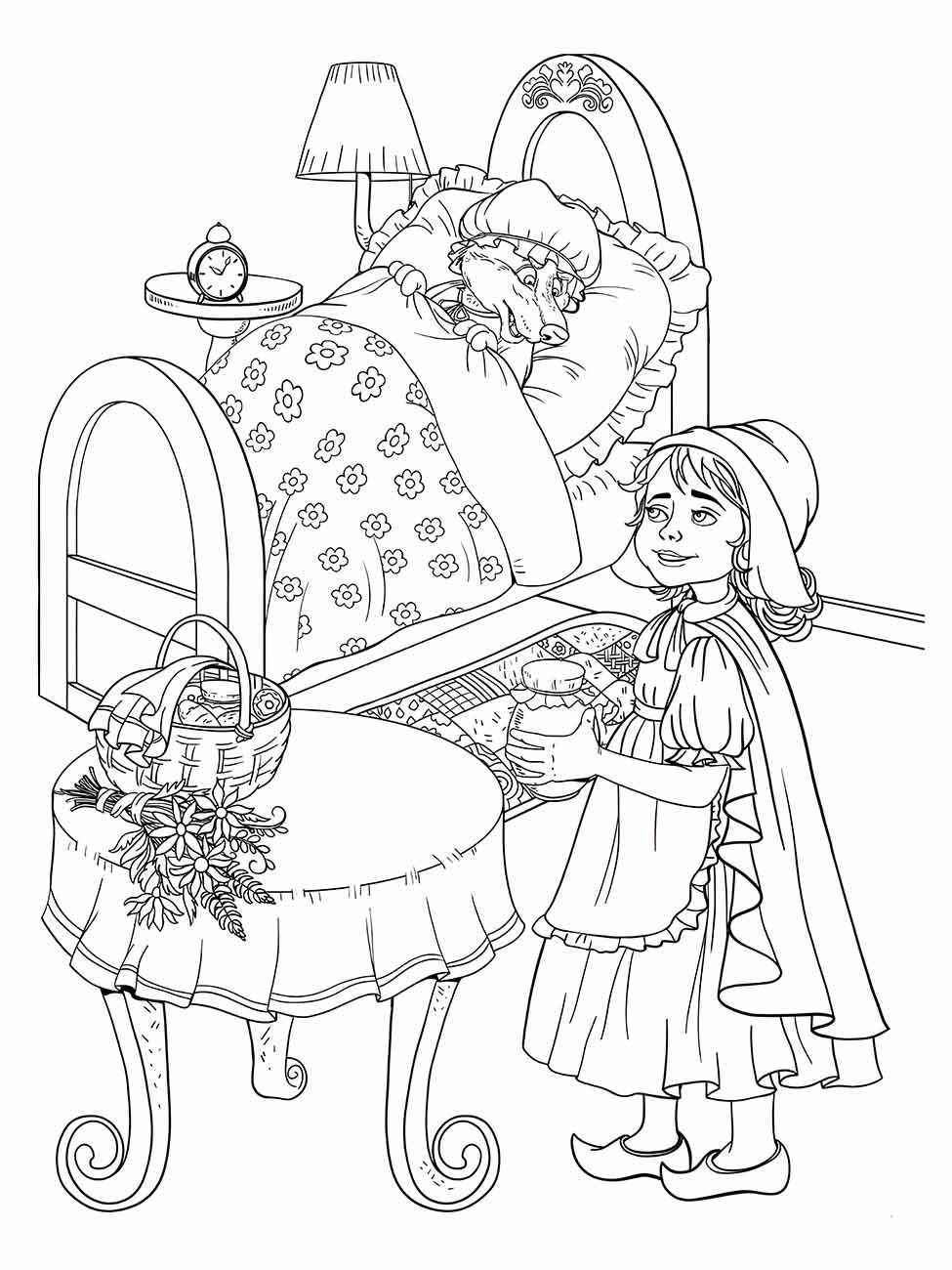 Rotkäppchen Ausmalbilder 336