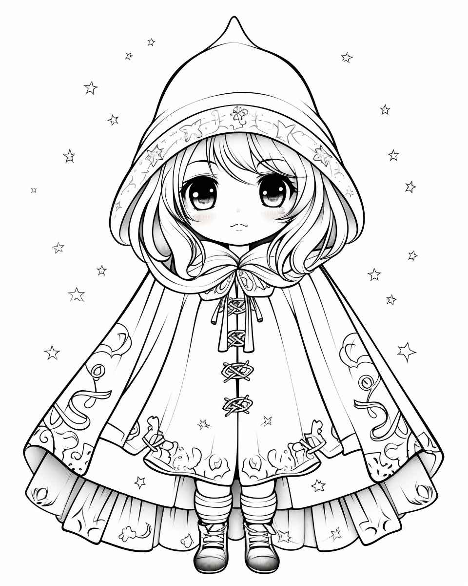 Rotkäppchen Ausmalbilder 440