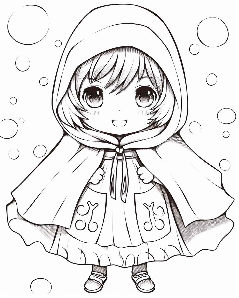 Rotkäppchen Ausmalbilder 668