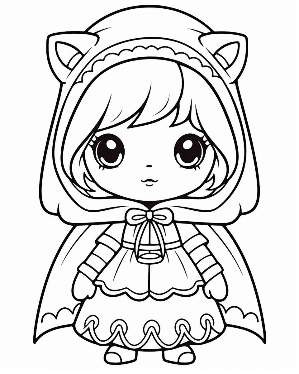 Rotkäppchen Ausmalbilder 756