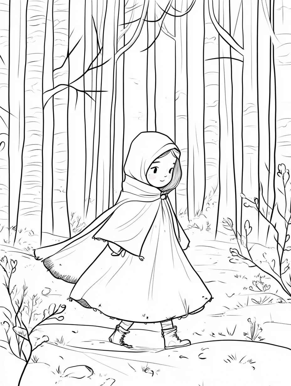 Rotkäppchen Ausmalbilder 765