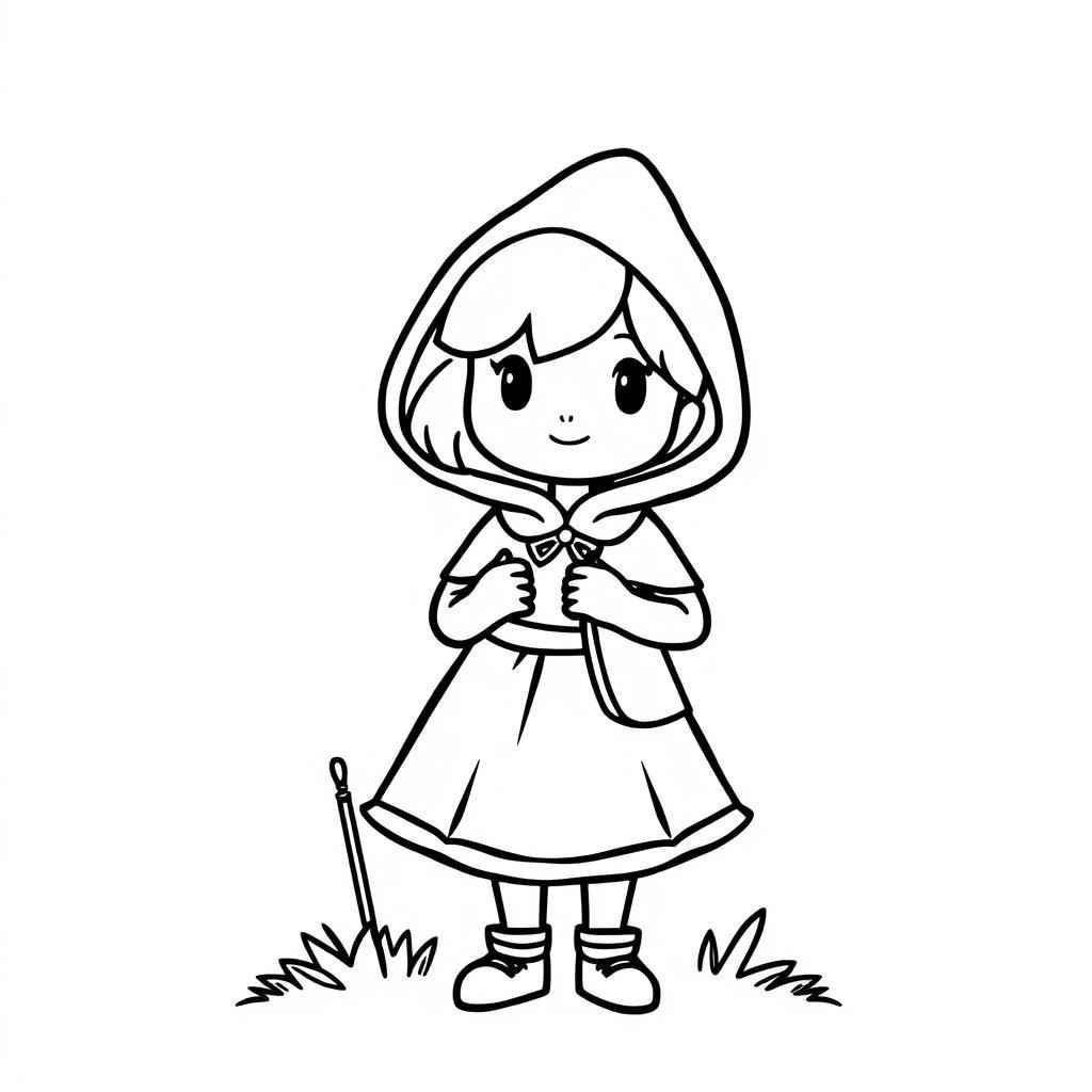 Rotkäppchen Ausmalbilder 815