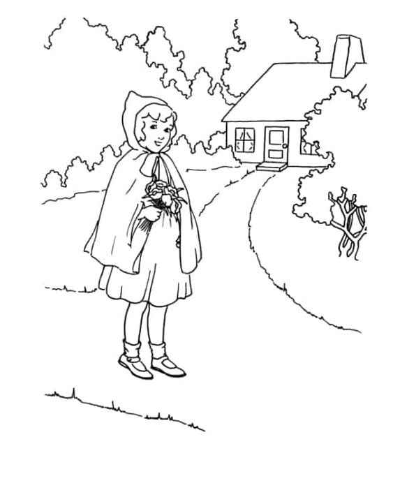 Rotkäppchen Ausmalbilder 921
