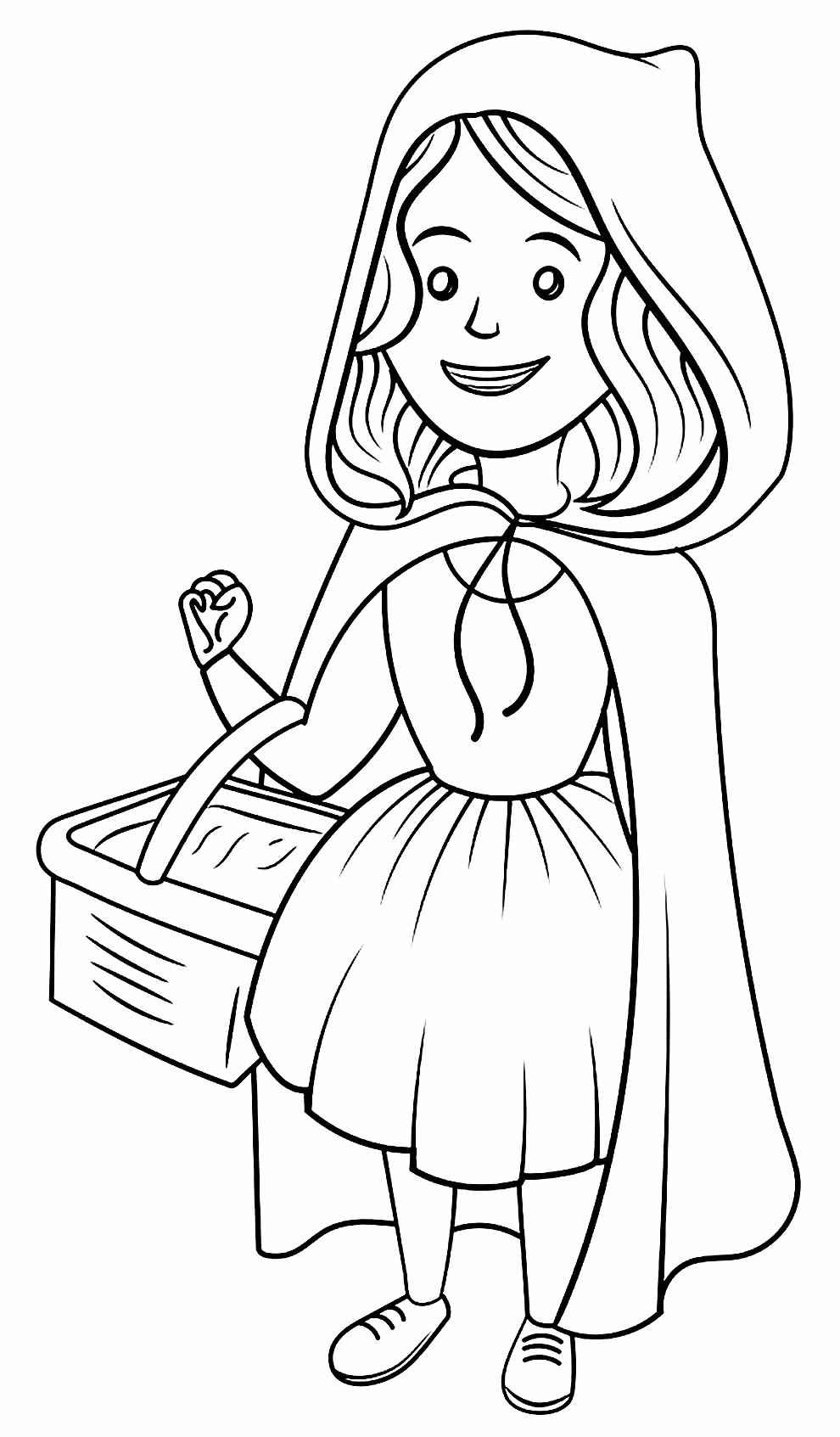 Rotkäppchen Ausmalbilder 949