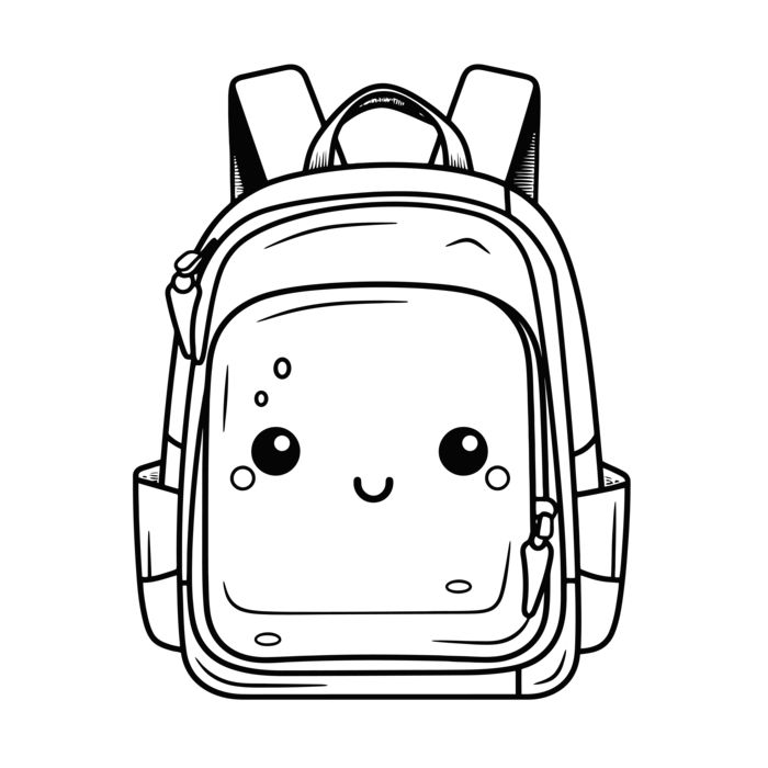 Rucksack Ausmalbilder 060