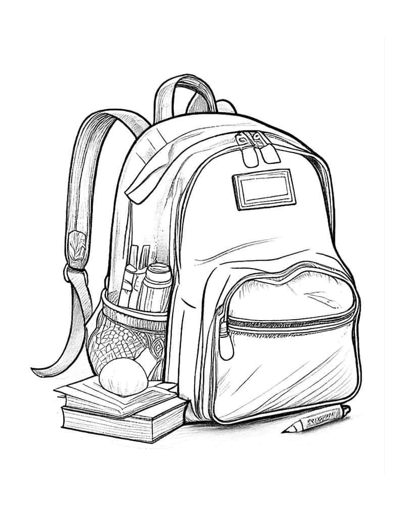 Rucksack Ausmalbilder 423