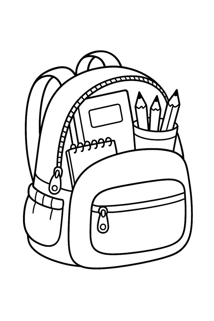 Rucksack Ausmalbilder 542