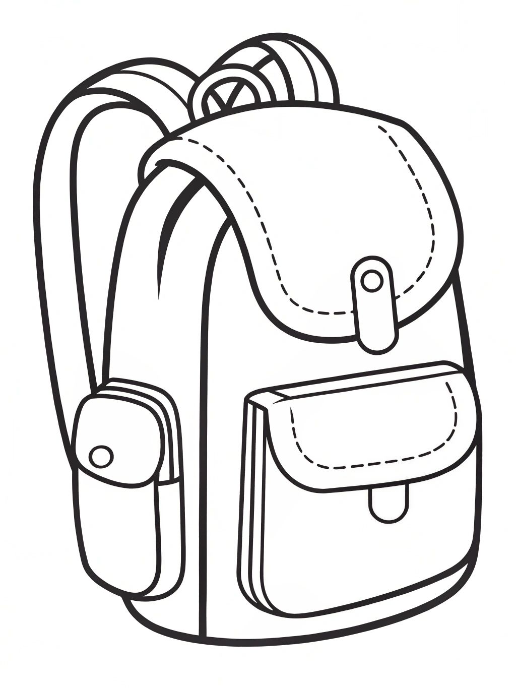 Rucksack Ausmalbilder 750