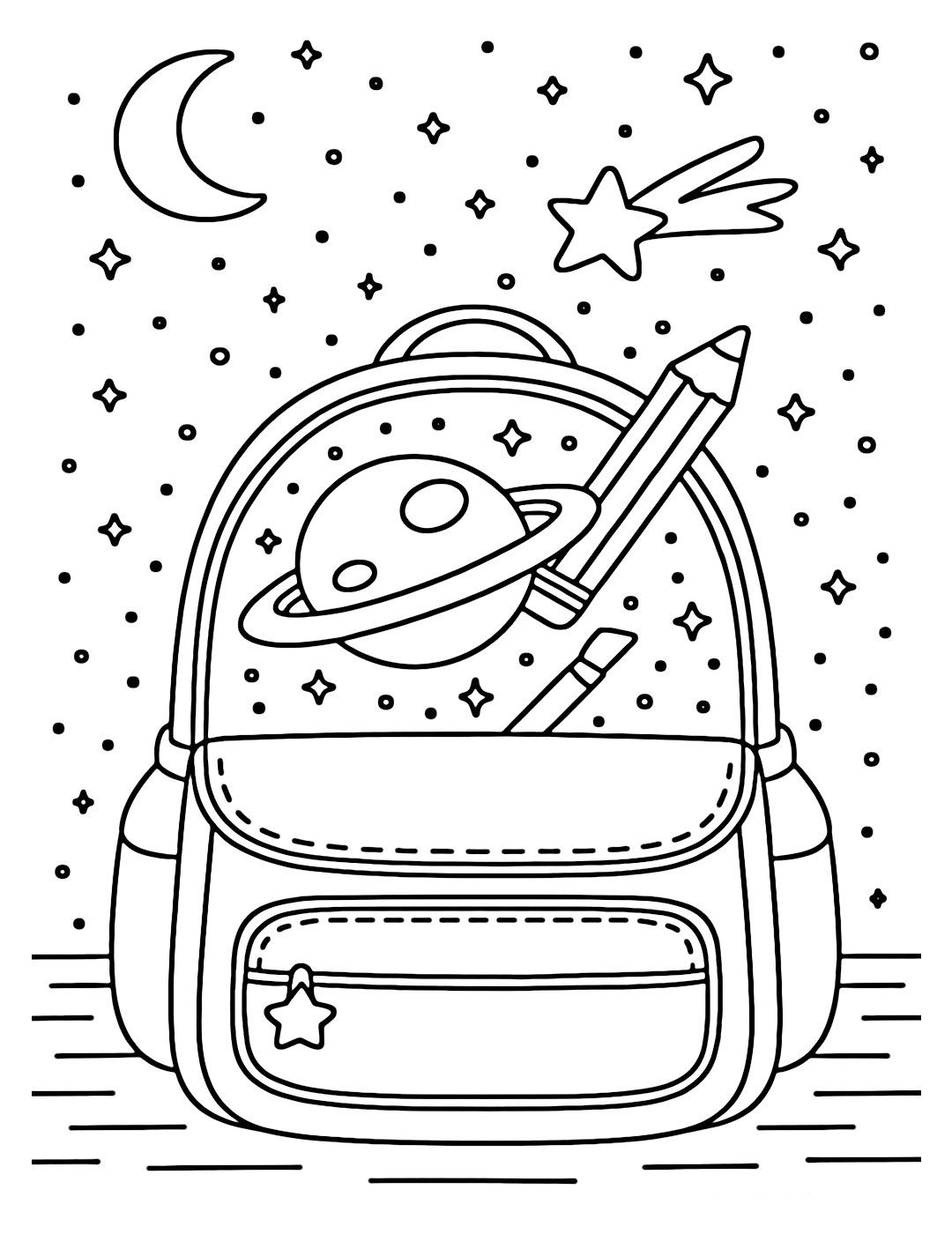 Rucksack Ausmalbilder 935