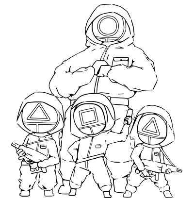 Runde Ausmalbilder 458