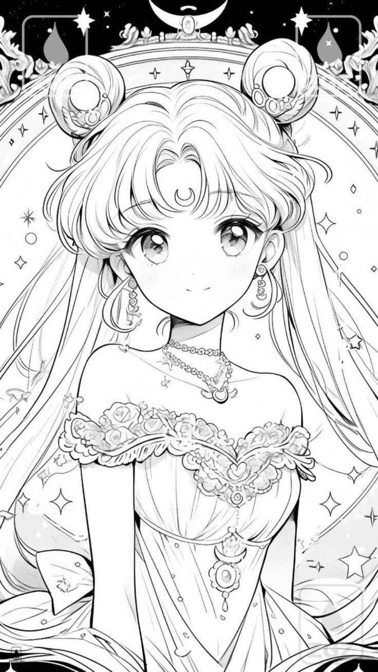 Sailor Moon Ausmalbilder 042