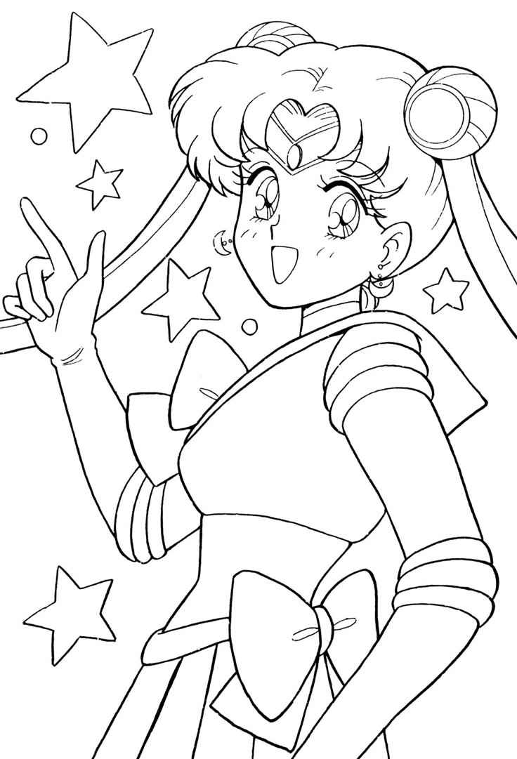 Sailor Moon Ausmalbilder 225