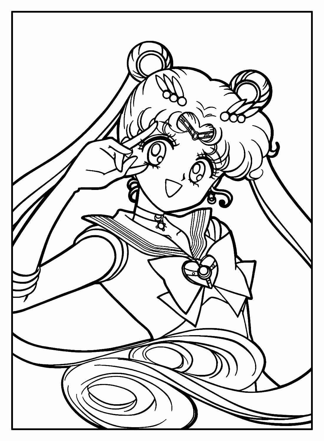 Sailor Moon Ausmalbilder 713