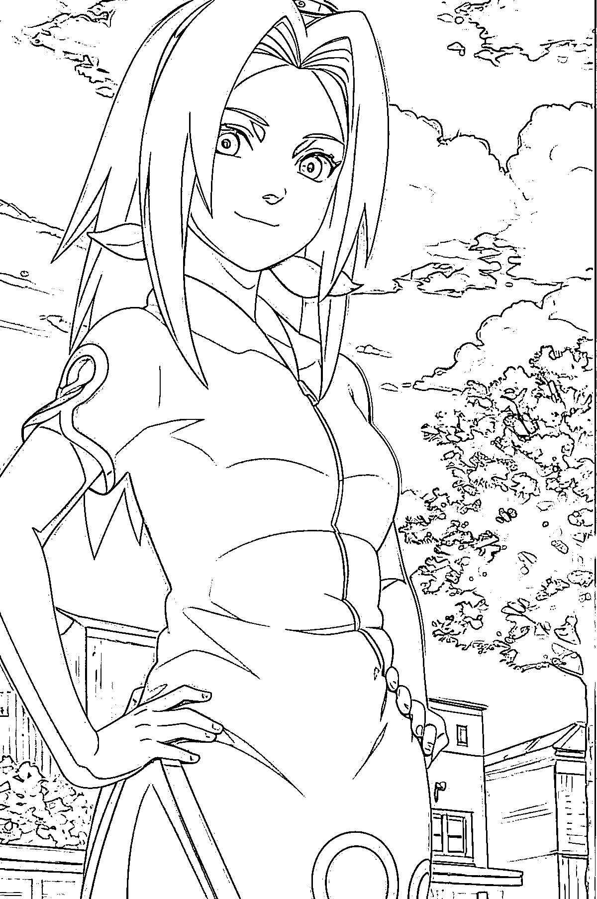 Sakura Haruno Ausmalbilder 347