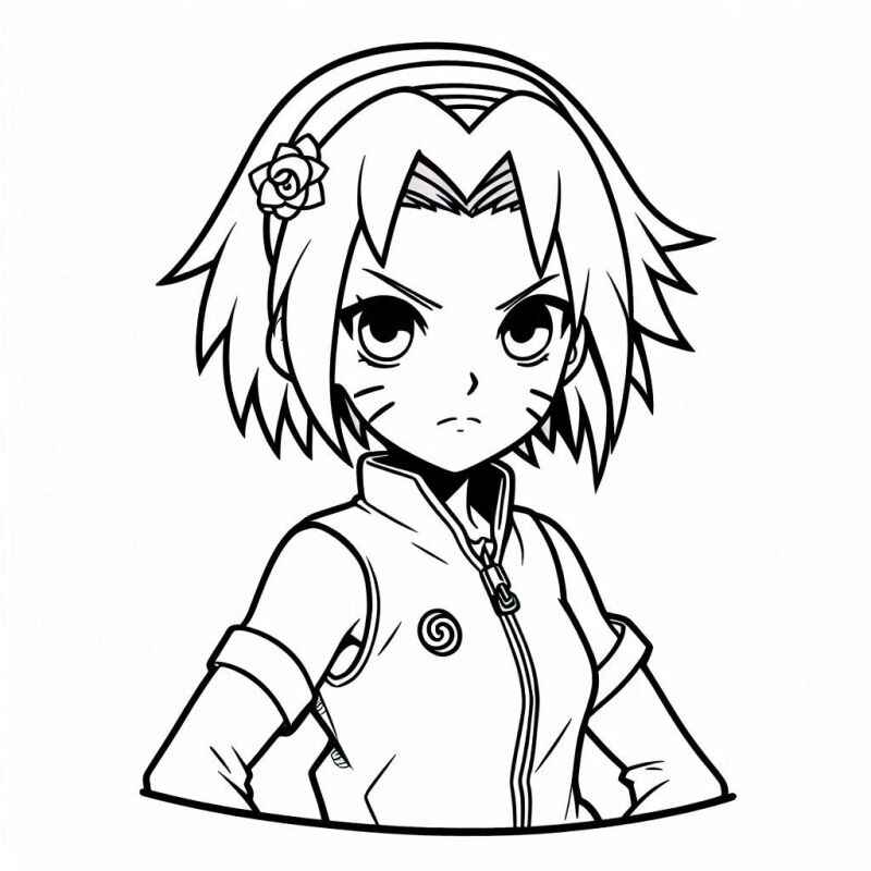Sakura Haruno Ausmalbilder 929