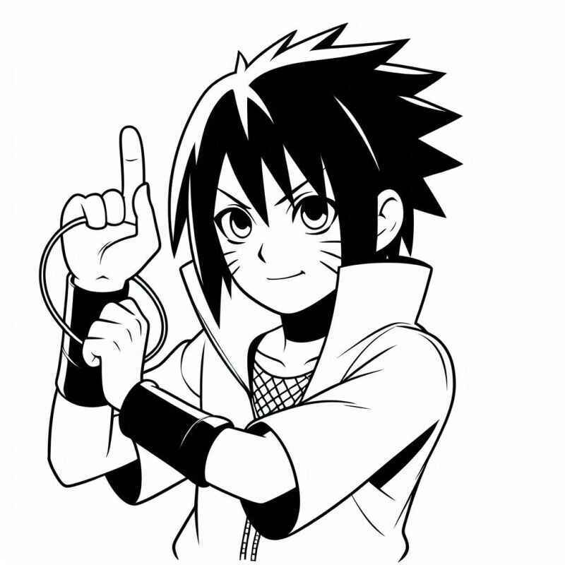 Sasuke Ausmalbilder 215