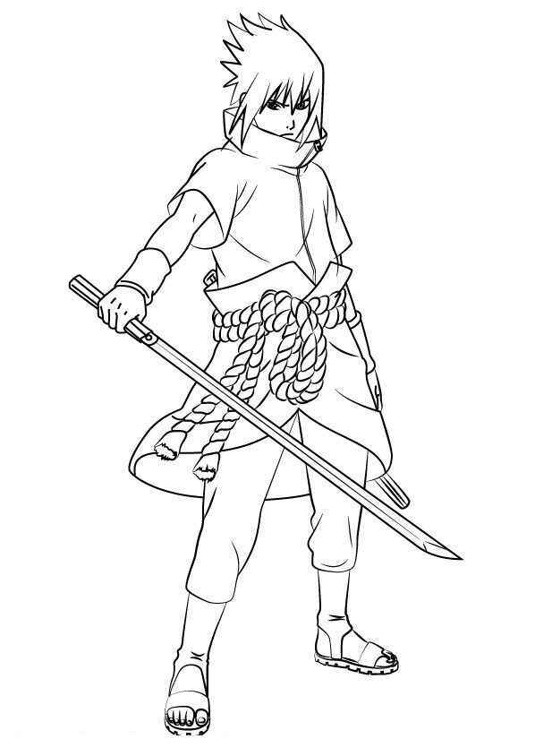 Sasuke Ausmalbilder 793