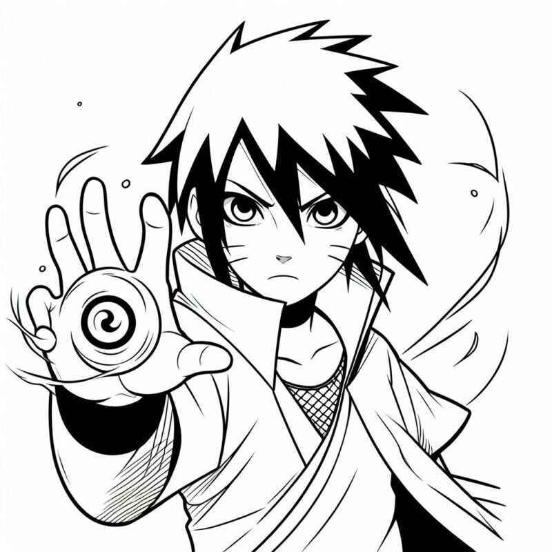 Sasuke Ausmalbilder 986
