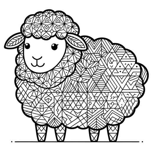 Schaf Ausmalbilder 586