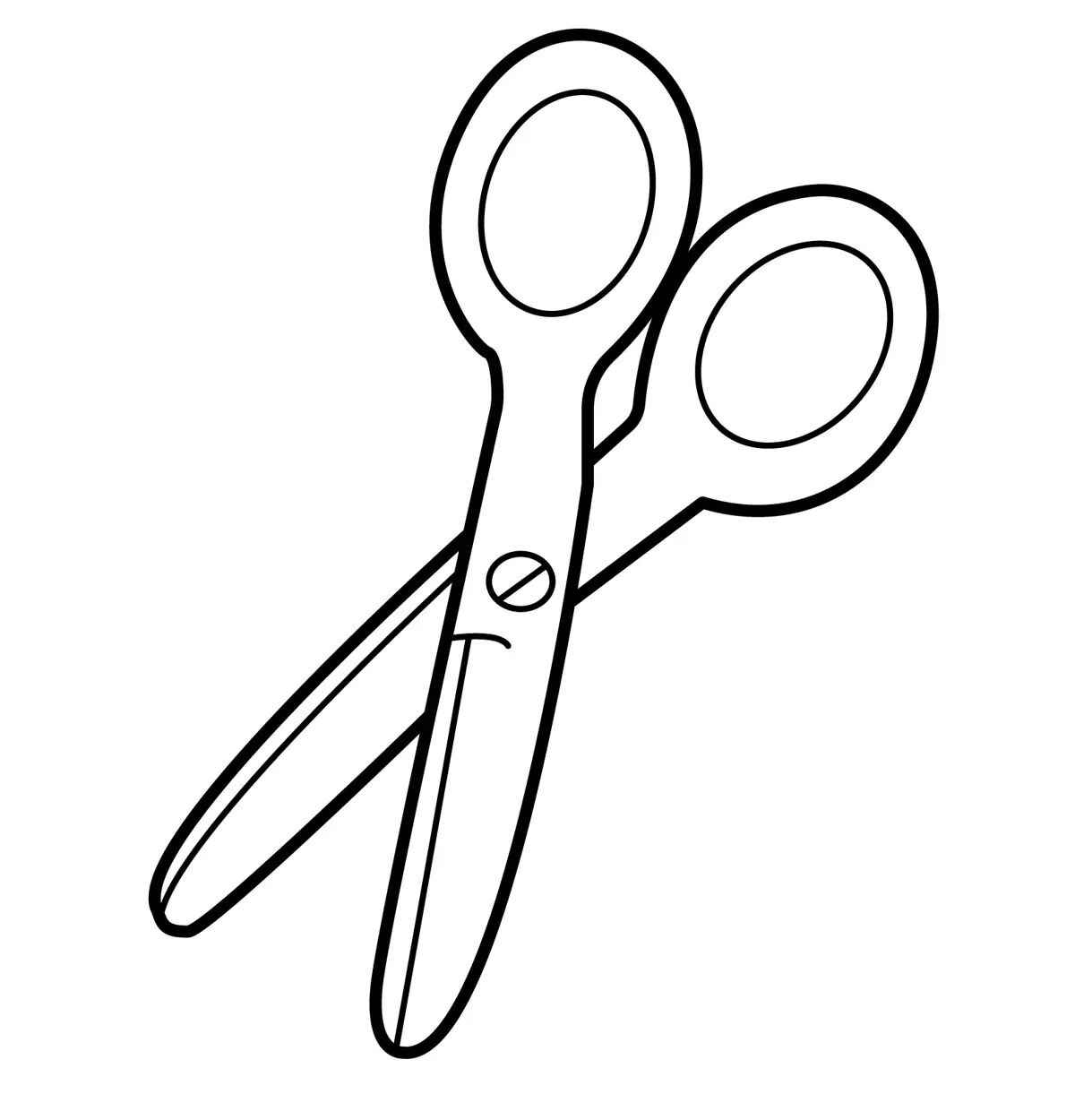 Schere Ausmalbilder 634