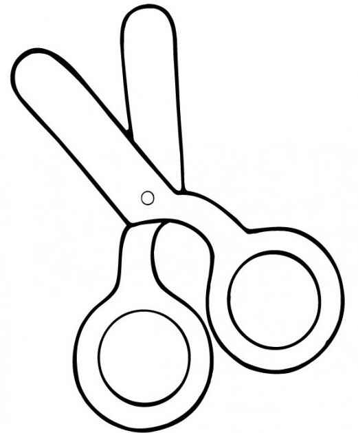 Schere Ausmalbilder 640