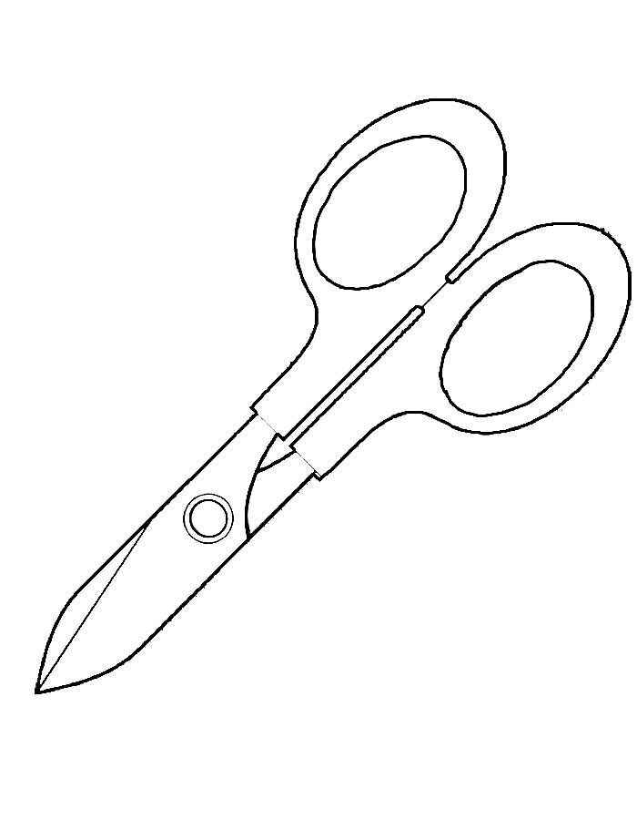 Schere Ausmalbilder 702
