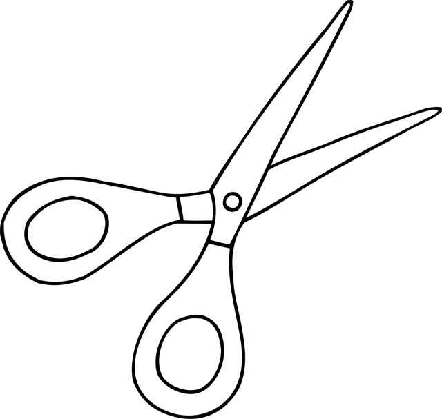 Schere Ausmalbilder 966