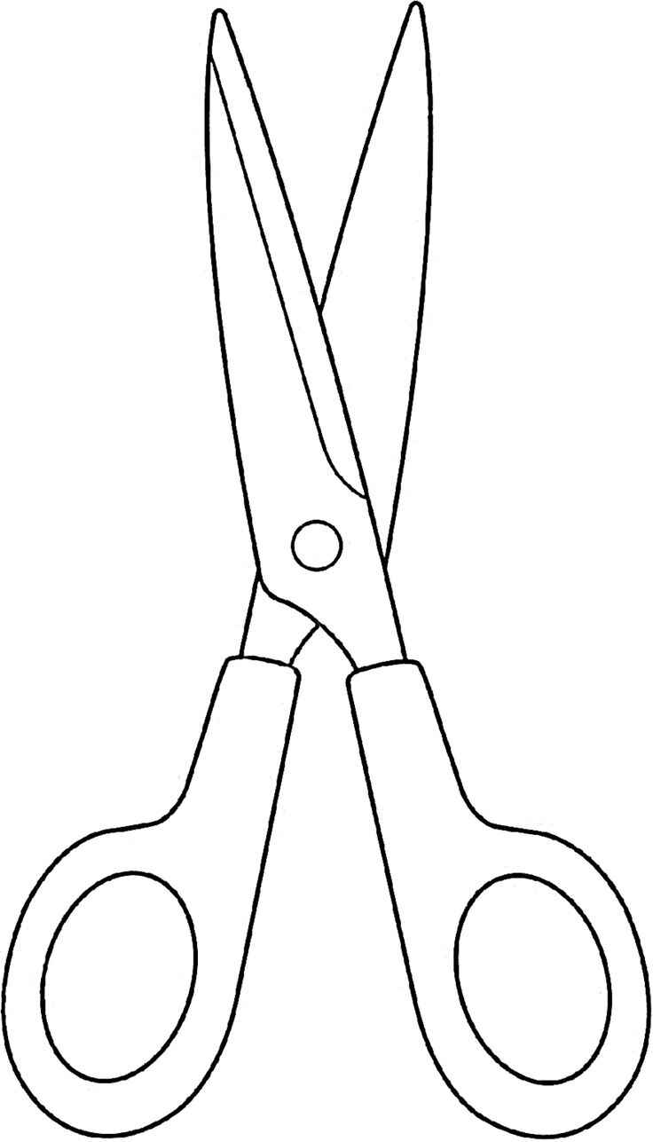 Schere Ausmalbilder 989