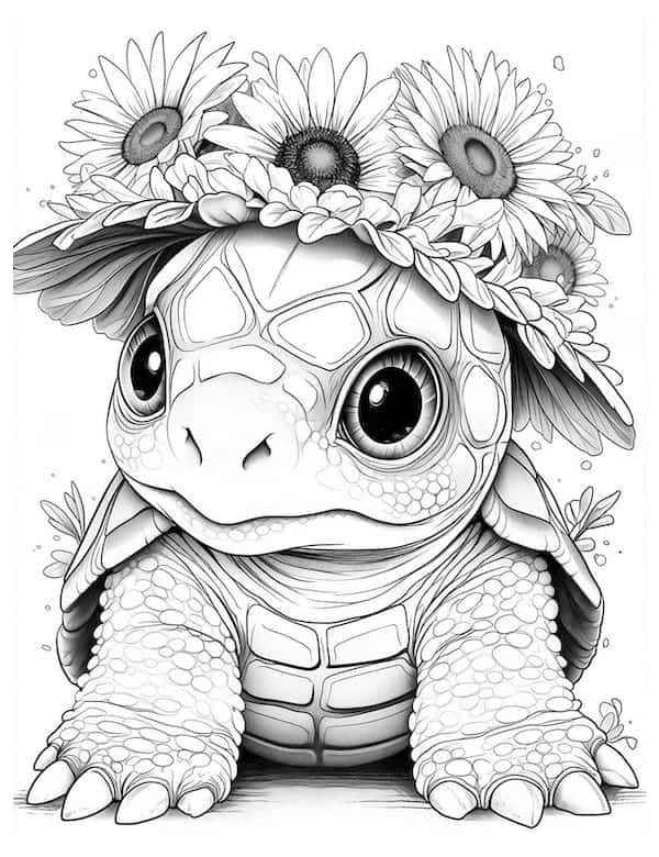 Schildkröten Ausmalbilder 843