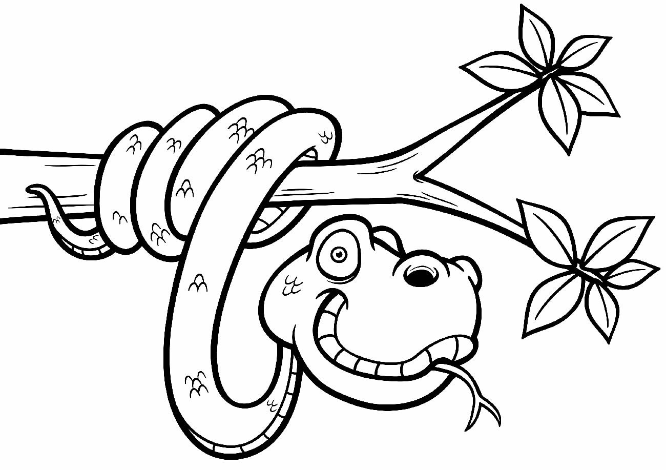 Schlangen Ausmalbilder 445