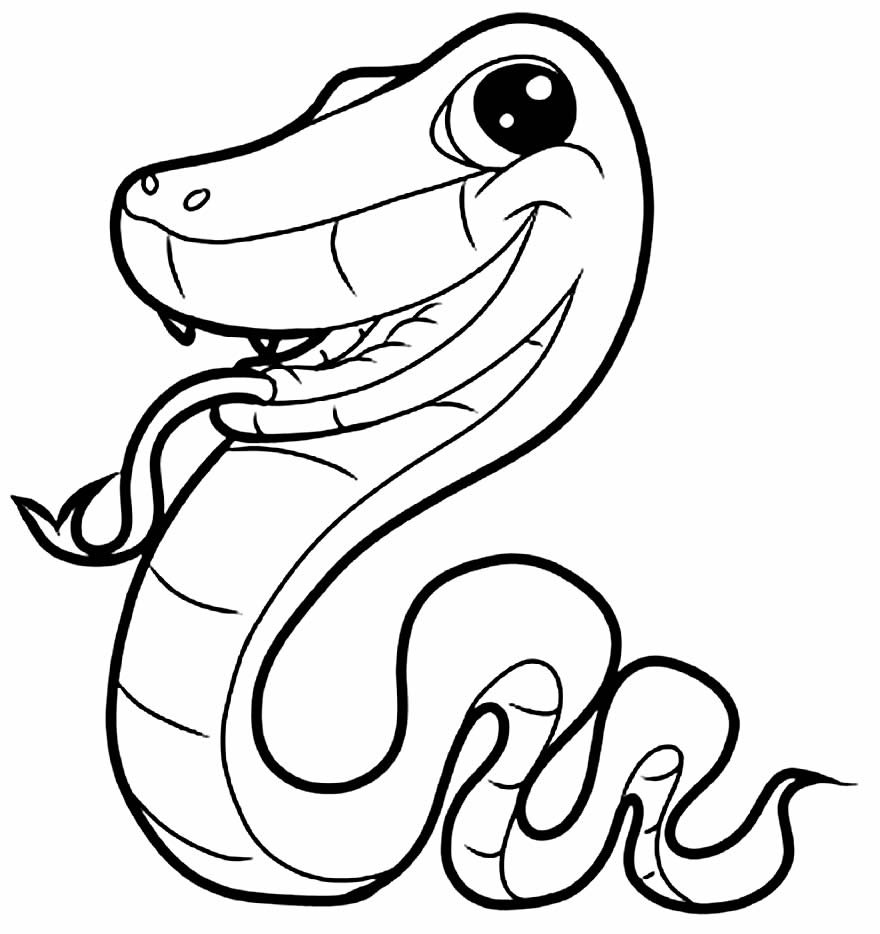Schlangen Ausmalbilder 464
