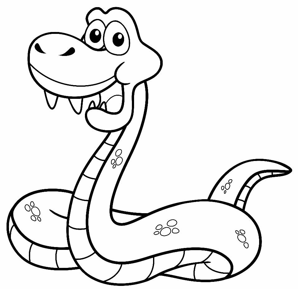Schlangen Ausmalbilder 581
