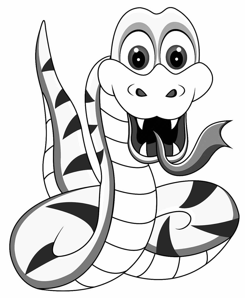 Schlangen Ausmalbilder 755
