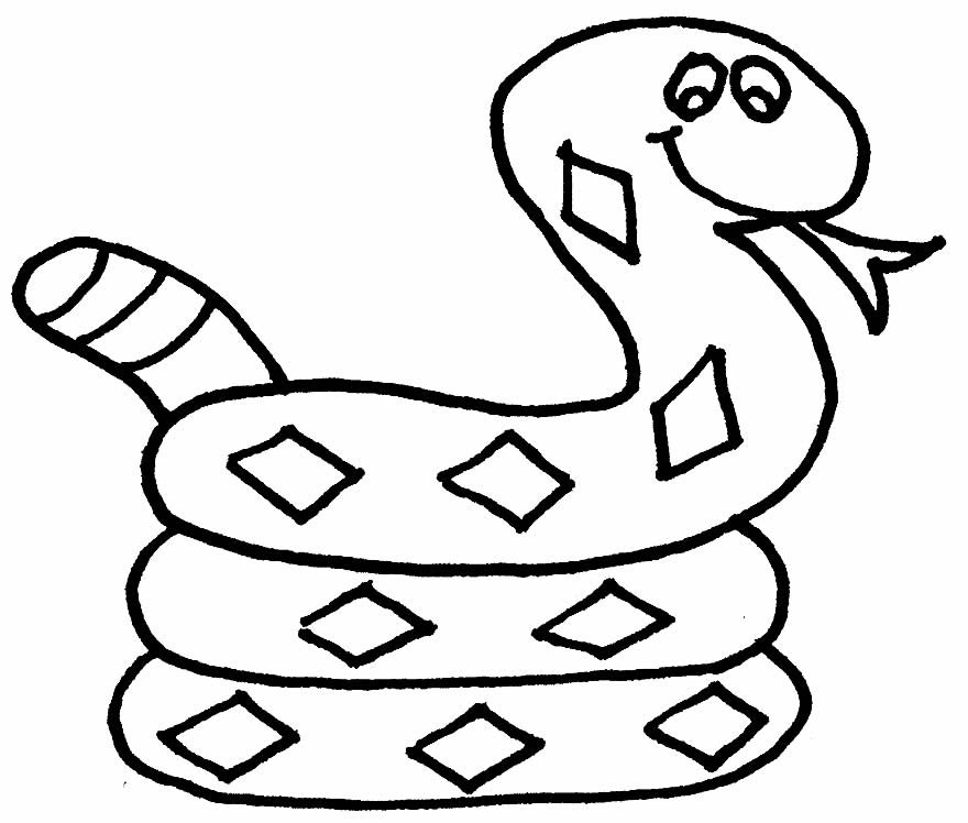 Schlangen Ausmalbilder 780