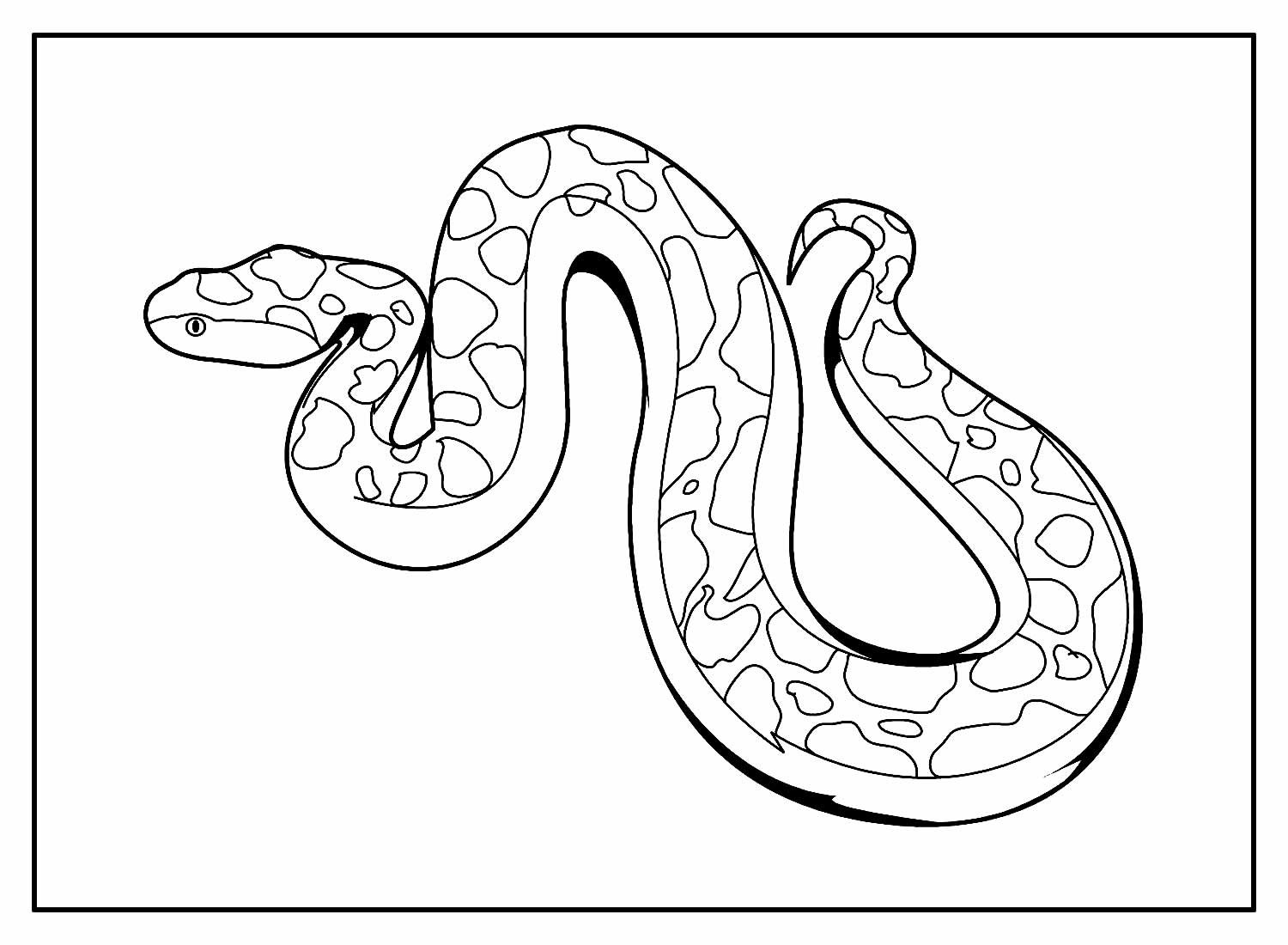 Schlangen Ausmalbilder 949
