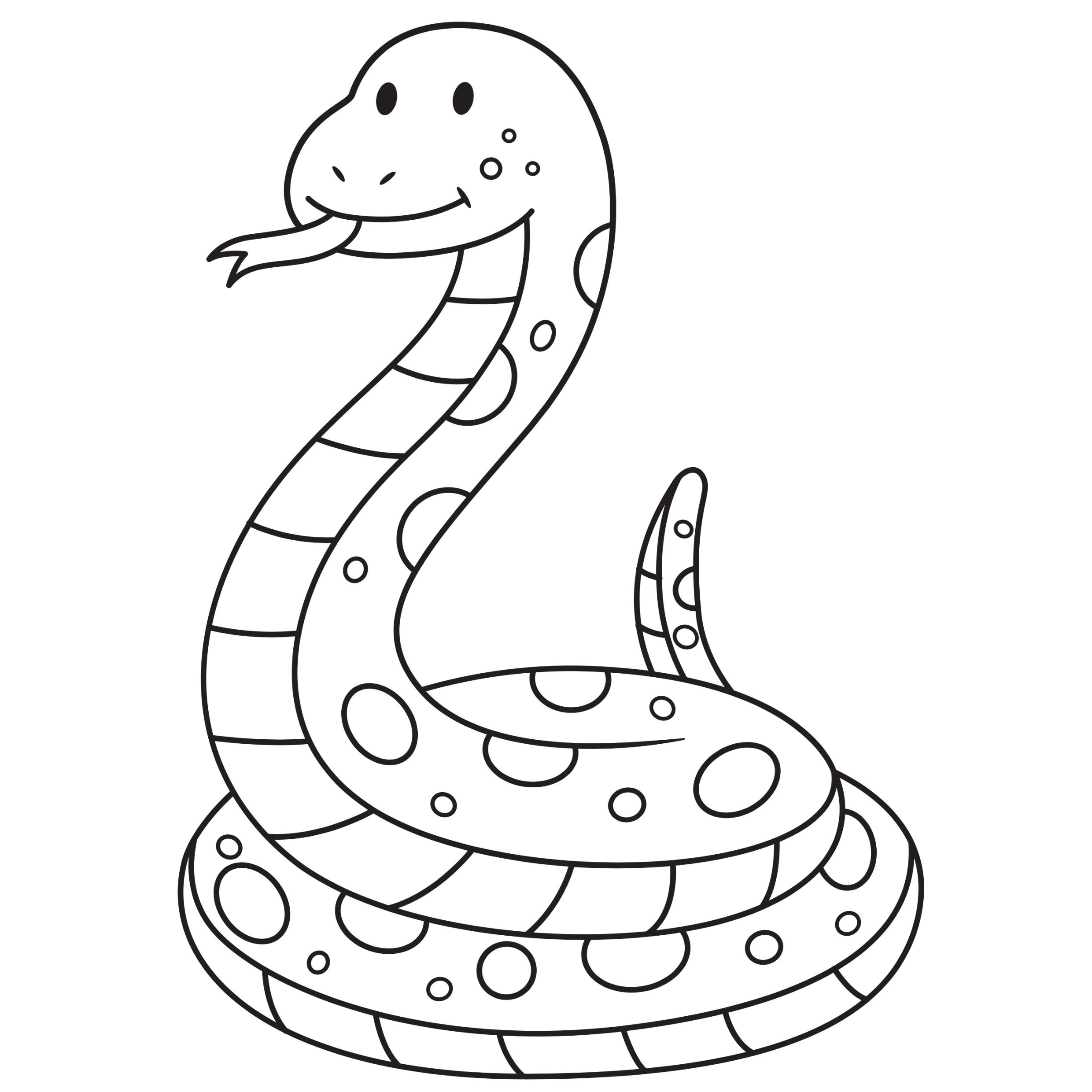Schlangen Ausmalbilder 953