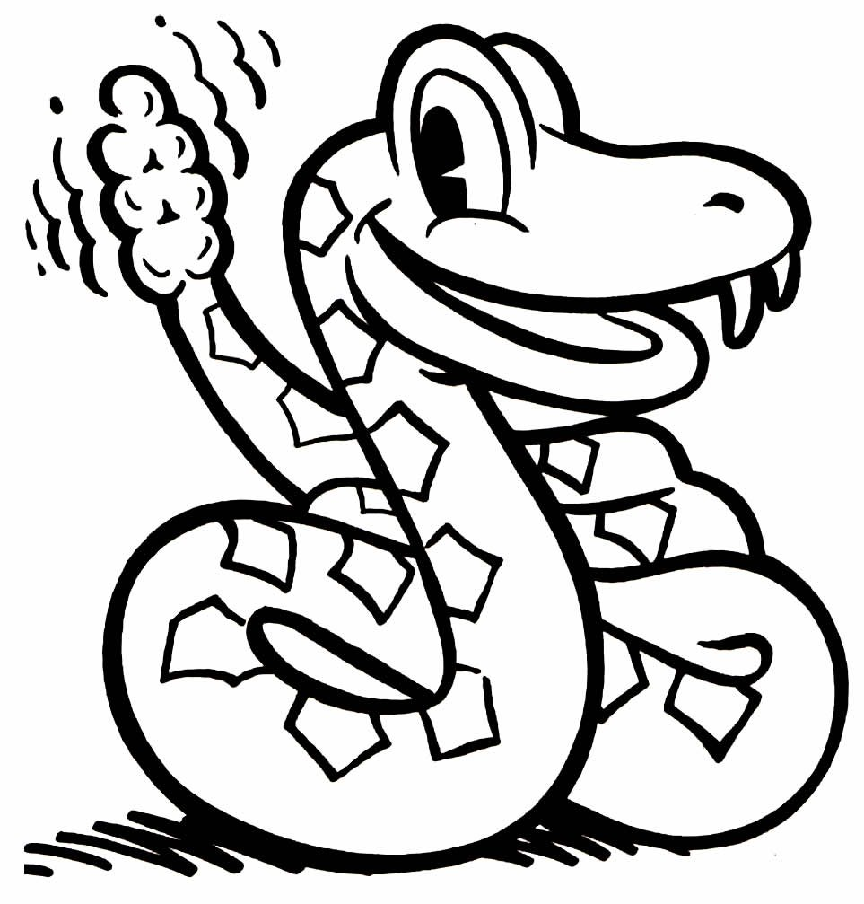 Schlangen Ausmalbilder 960