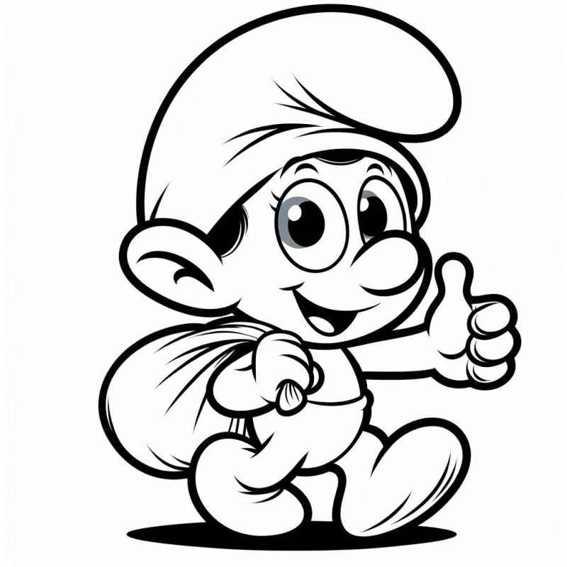 Schlümpfe Ausmalbilder 320