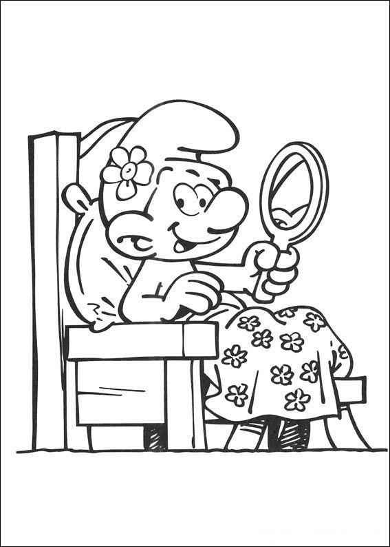 Schlümpfe Ausmalbilder 322