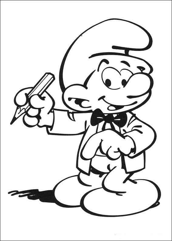 Schlümpfe Ausmalbilder 456