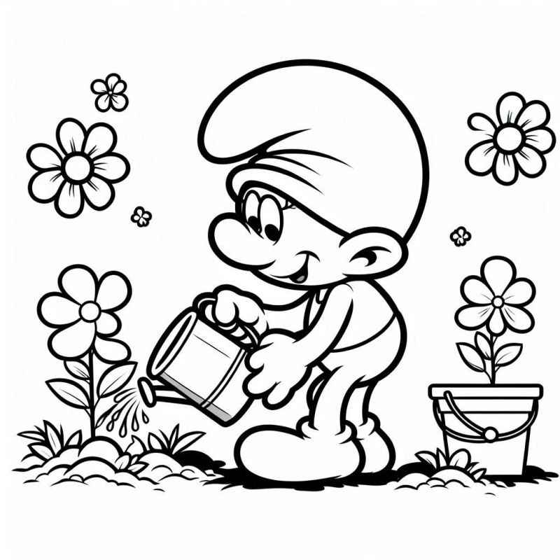 Schlümpfe Ausmalbilder 902