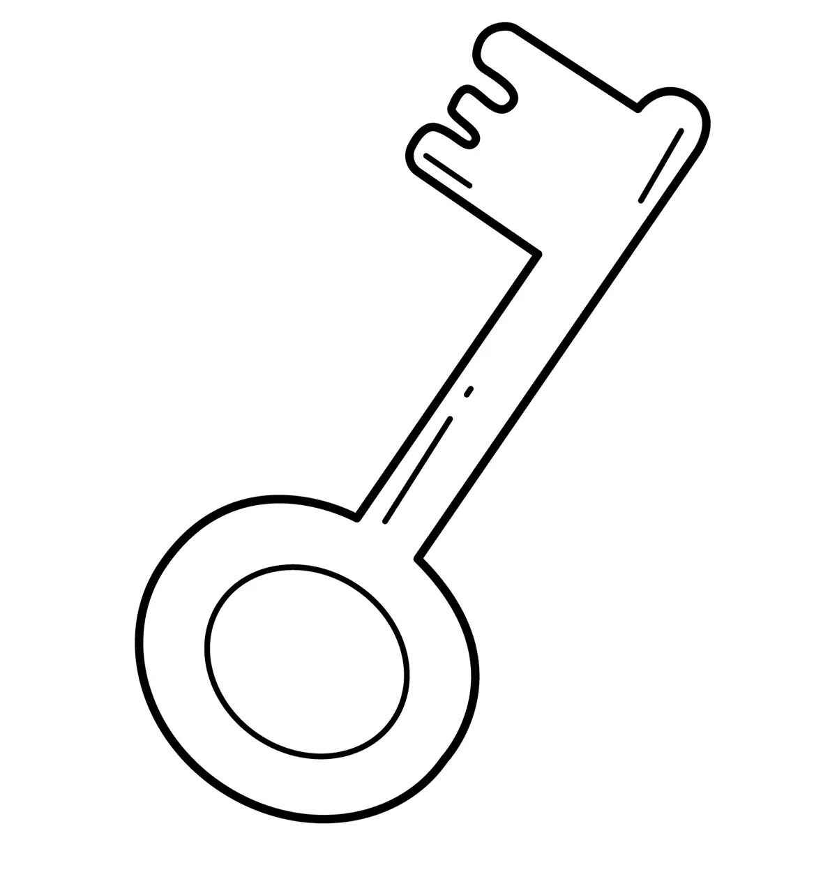 Schlüssel Ausmalbilder 098