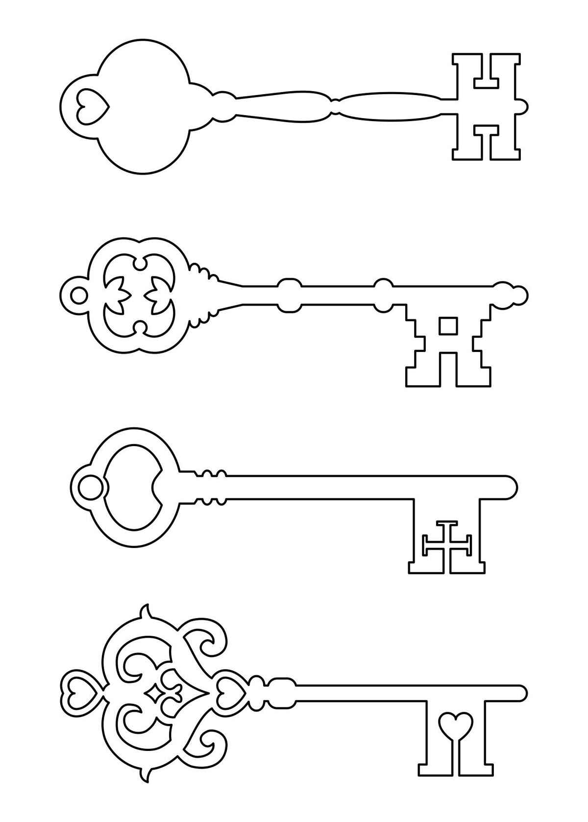 Schlüssel Ausmalbilder 251