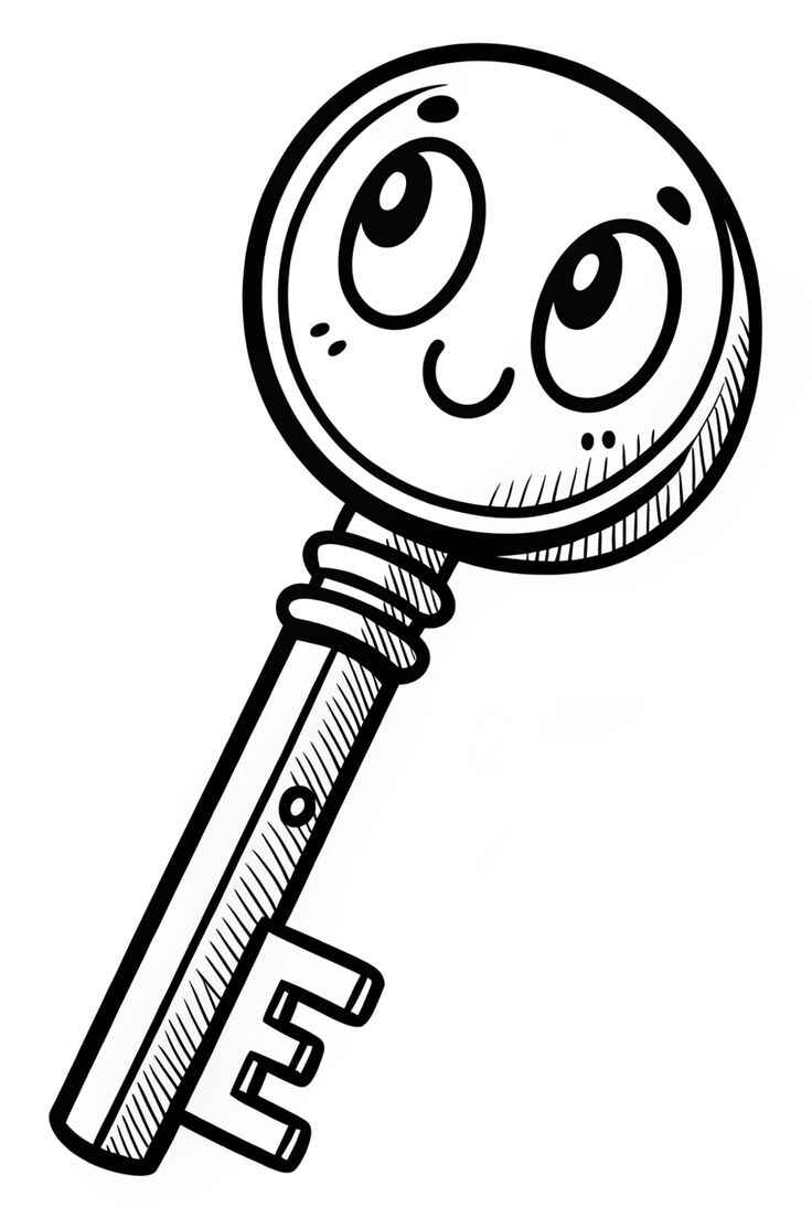 Schlüssel Ausmalbilder 699